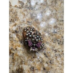 Jay Strongwater Enameled Butterfly Trinket Box